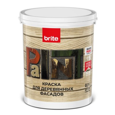 Краска BRITE FLEXX для деревянных фасадов белая база А