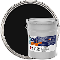 Грунт-эмаль FAKTOR на ржавчину 3 в 1 черная, барабан 20 кг (215158)