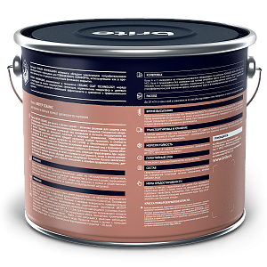 Краска BRITE CERAMIC для кухонь и ванных комнат база А, ведро 9 л (О04597)